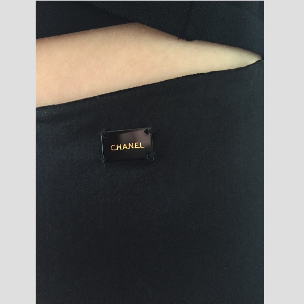Chanel silk Trousers with attached skirt - Picture 8 of 13